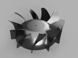 ventilation fan impeller - Free 3D Print Model