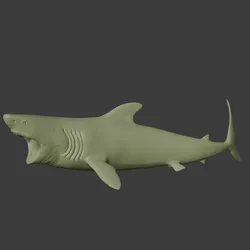 1/60th scale Ptychodus, Extinct Shark
