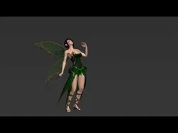 3Dfoin - Fairy Low-poly 3D model