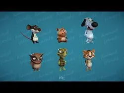 Animal Friends 3D model
