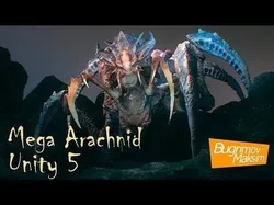Arachnid Boss Low-poly 3D model