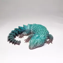 ARTICULATED ARMADILLO LIZARD LITTLE DRAGON 3D print model