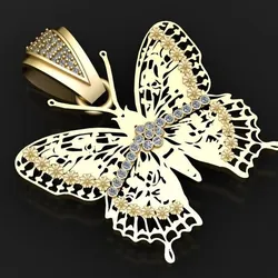 Butterfly Pendant 3D printable model