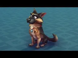 Cartoon Dogs Low-poly 3D model