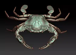 Crab figurine 3D print model