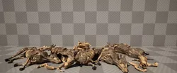 Dead Cow Low-poly 3D model