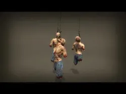 Dead man Low-poly 3D model