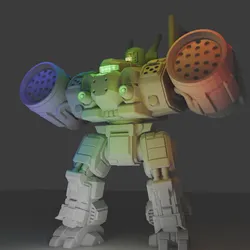 Echo Tech- Stonewall Assault Fire Support Mech- Version 2