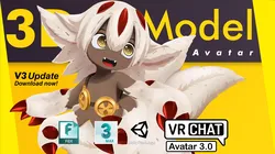 Faputa manga Made in Abyss VRChat Low-poly 3D model