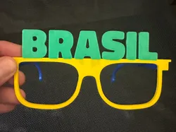 Gafas Mundial Brasil – Diseño Plegable - Modelo de impresión 3D gratuito