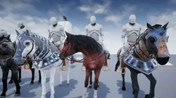 Horse Animset Low-poly 3D model