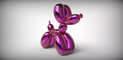 Jeff Koons Baloon Dog 3D print model