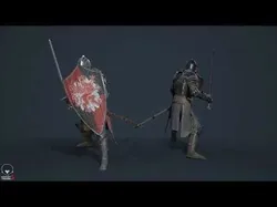 Knight Alex medieval Low-poly 3D model