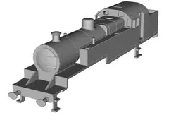 LMS Fowler 2-6-4T Limousine cab version 1/76 scale