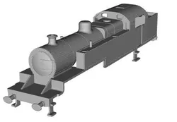 LMS Fowler 2-6-4T Original version 1/148 scale