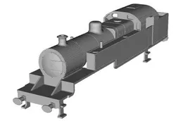 LMS Fowler 2-6-4T Original with modified cab 1/148 scale