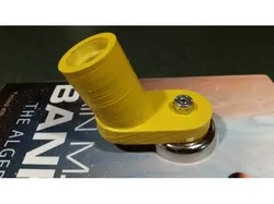 Magnet attachment for broom handle