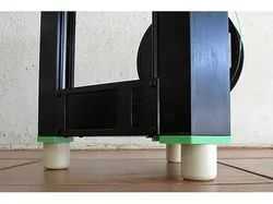 Monoprice Delta Mini leg plate for adding rubber legs