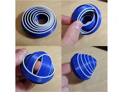 Nested rings fidget toy