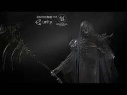 Ripper ghost Low-poly 3D model