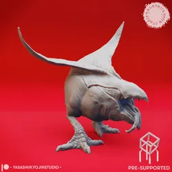 Screeching Abyssal Chicken - Tabletop Miniature (Pre-Supported)
