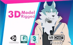 Shirou Oogami Brand New Animal 3D model
