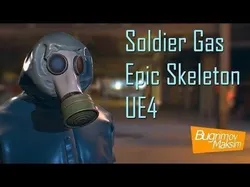 Soldier Gas Low-poly 3D model
