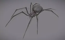 Spider Monster - with animations Low-poly 3D model