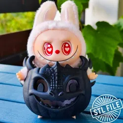 Toothless Dragon Pumpkin Holder for Labubu