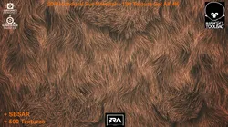 20 Procedural Fur Material Tileable 100 Texture Set  500 Texture Texture