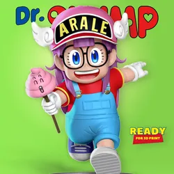 Arale - Dr Slump Fanart 3D print model