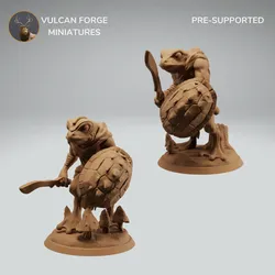 Bullywug frogfolk warriors, Bullywug warriors with swords Bundle
