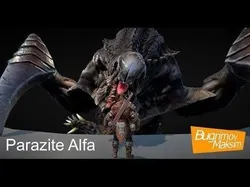 Character Parazite Alfa Low-poly 3D model