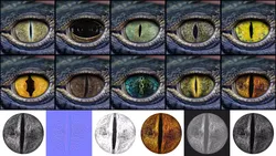 Creature eye Textures vol 02 Texture