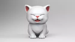 Cute Kitten V2 STL 3D print model