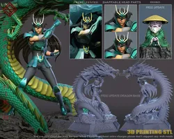 Dragon Shiryu 3D print model
