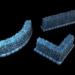 Hedge Set - Medieval Town Set