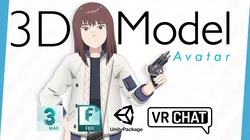 Kiruko heavenly delusion VRChat Avatar 3D model