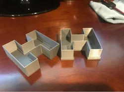 Letter H or Letter I Container Box