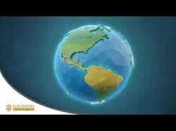 Low Poly Earth in polygon style Low-poly 3D model