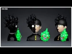 Mob Psycho 100 - 3D FanArt -  3D print model