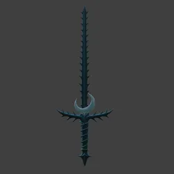 🌙 Moonlit Thorn Crossblade