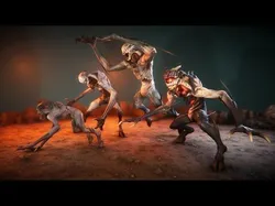 Otherside beast Low-poly 3D model
