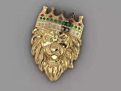 Pendant Lion  3D print model