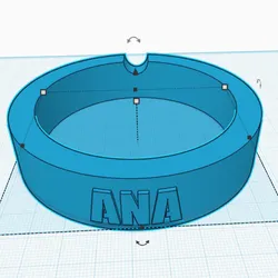 PERSONALIZED ASHTRAY ANA