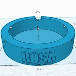 PERSONALIZED ASHTRAY PINK