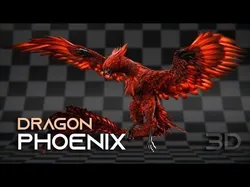 Phoenix  Low-poly 3D model