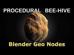 Procedural Beehive 3D model