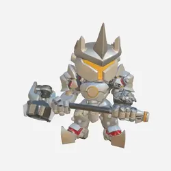 Reinhardt Classic Armor - Overwatch Chibi Figure