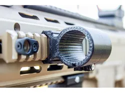 RIS Flashlight mount (26mm - kinda parametric)